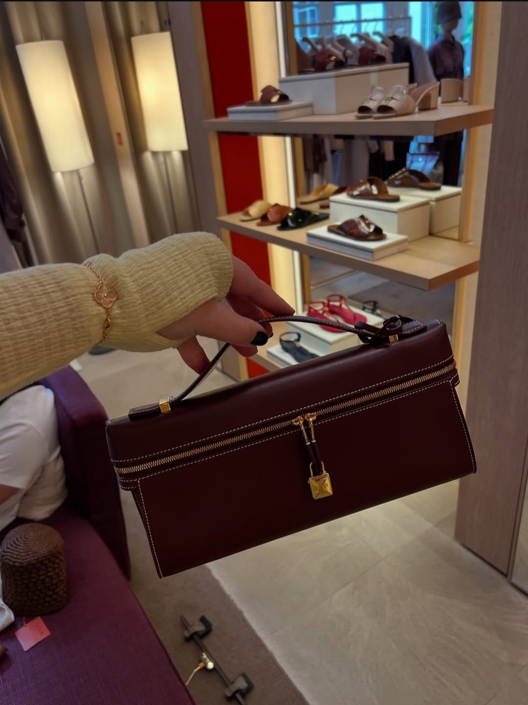 Loro Piana Extra Clutch L29 Calfskin - Image 2